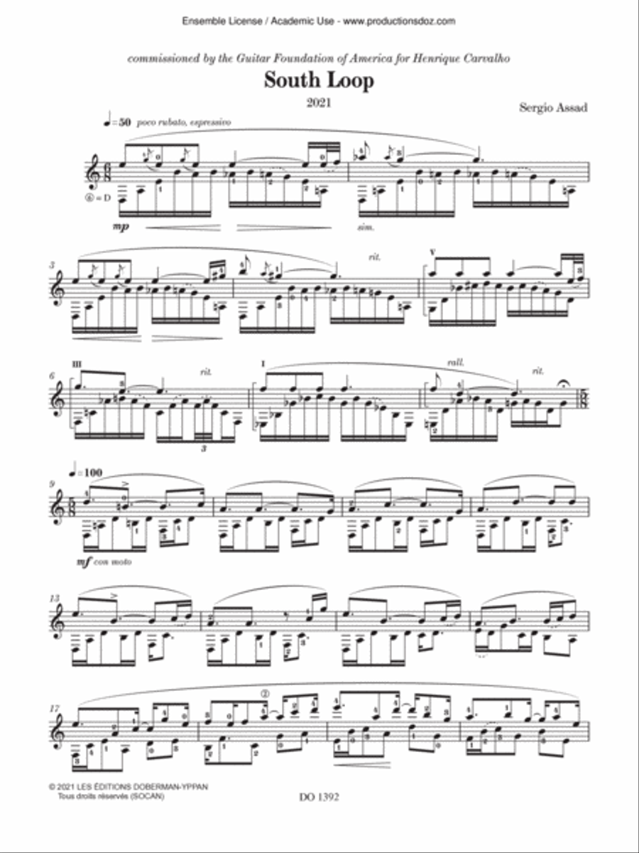 GFA Spotlight Series, South Loop Classical Guitar scores gallery preview page 3