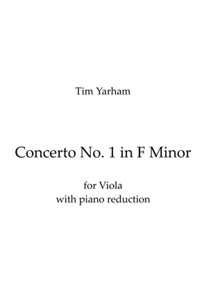 Concerto No 1 in F Minor for Viola (with piano reduction)