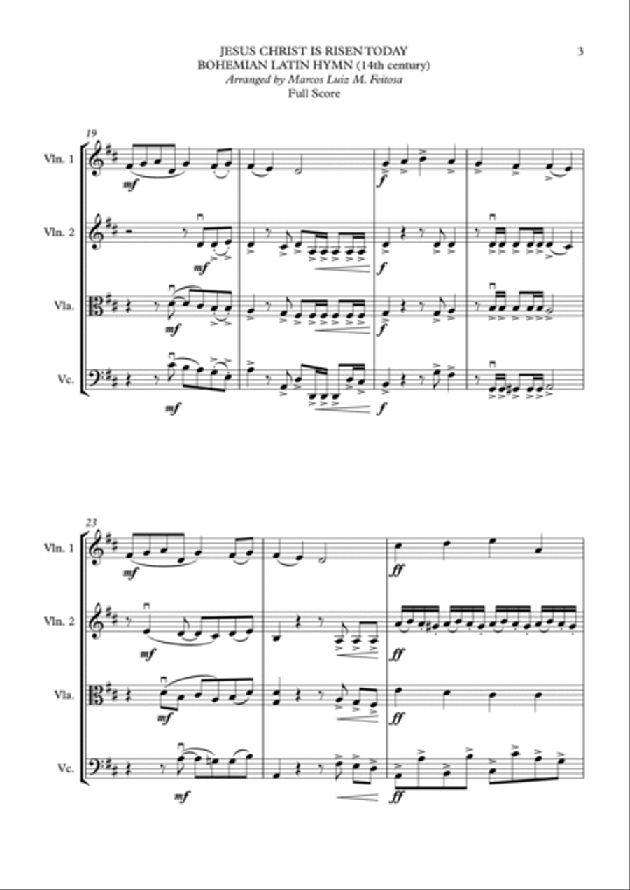 Christmas Song Collection (for String Quartet) - BOOK THREE Christmas Song Collection (for String Quartet) - BOOK THREE String Quartet scores gallery preview page 5