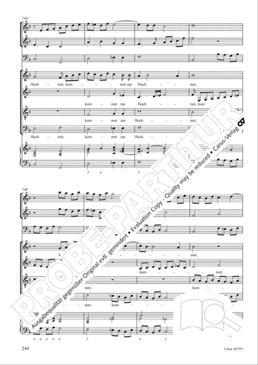 Opera varia I. Works with 1-7 parts (Complete edition, vol. 19) [Werke mit 1-7 obligaten Stimmen] Score scores gallery preview page 301