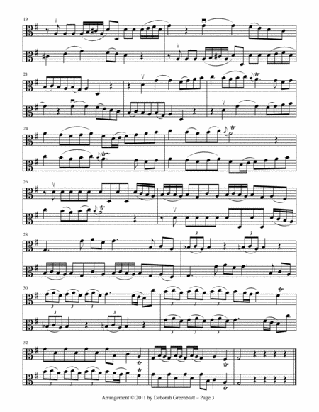 Telemann Sonatas for Two Violas