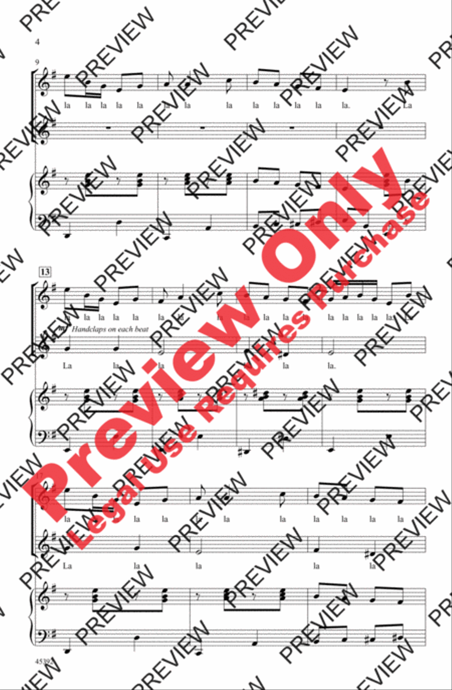 A la Media Noche A la Media Noche 2-Part scores gallery preview page 11