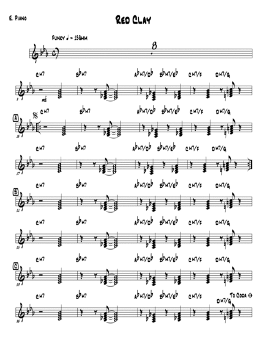 Red Clay Jazz Ensemble scores gallery preview page 6