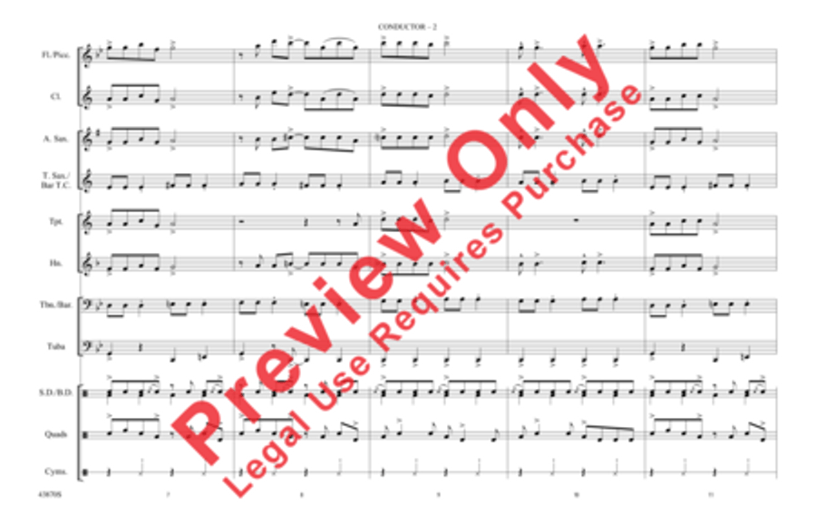 Riders on the Storm Riders on the Storm Marching Band scores gallery preview page 3