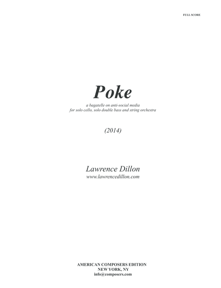 [Dillon] Poke (Orchestral)