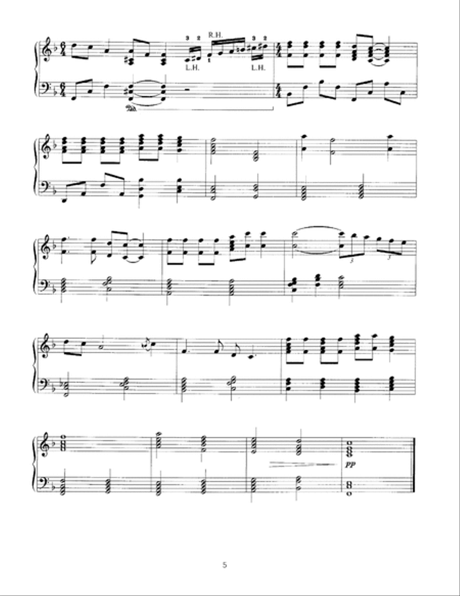 12 Spirituals for Piano Solo Piano Solo scores gallery preview page 6