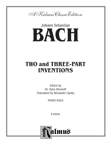 Two- and Three-Part Inventions