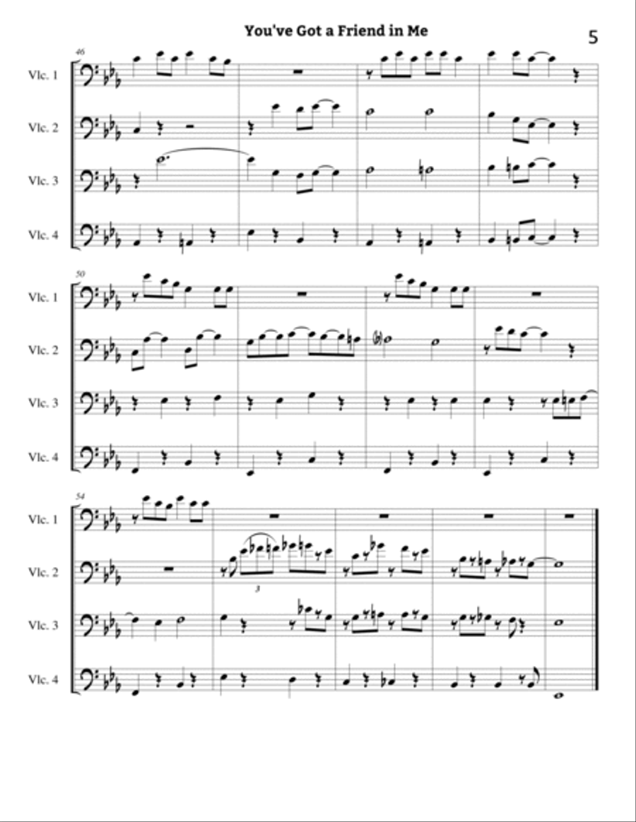 You've Got A Friend In Me Small Ensemble scores gallery preview page 5