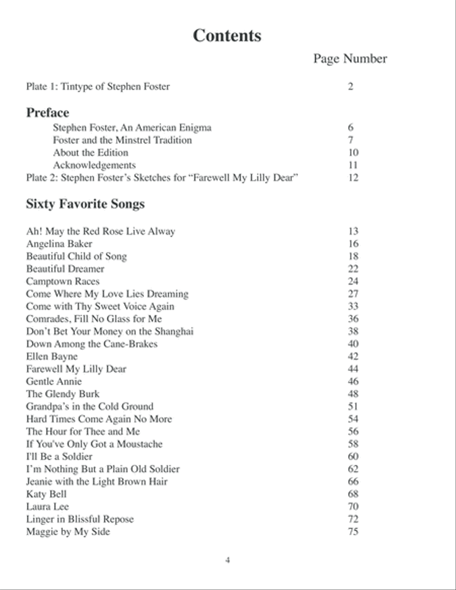 Stephen Collins Foster: Sixty Favorite Songs Piano, Vocal scores gallery preview page 10