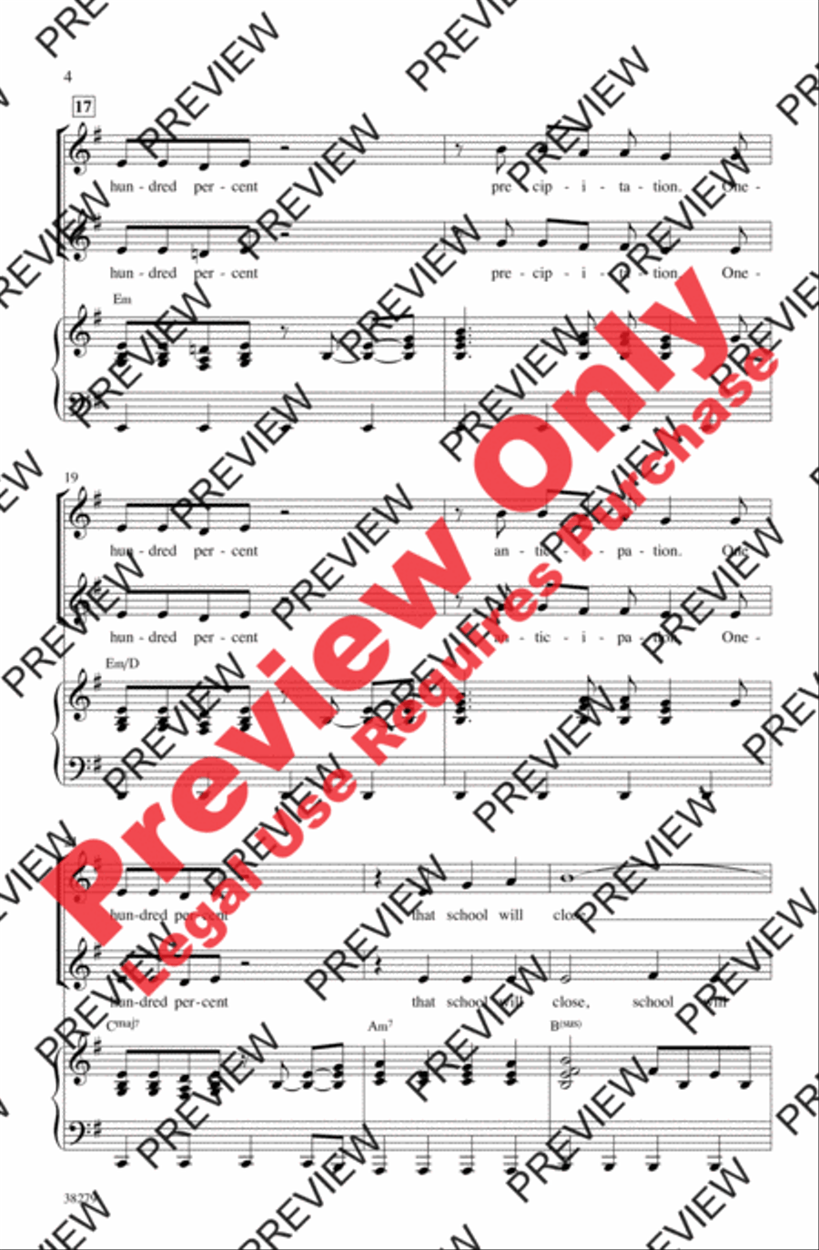 Blizzard on the Way! 2-Part scores gallery preview page 4