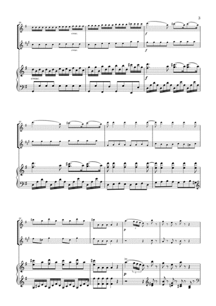 Eine Kleine Nachtmusik for Flute, Clarinet and Piano image number null