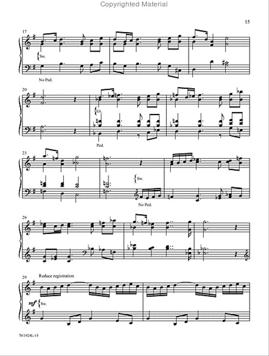 Masterworks for Organ Masterworks for Organ Organ Solo scores gallery preview page 7