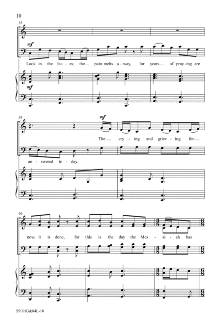 Come to the Cross and Remember 4-Part scores gallery preview page 7
