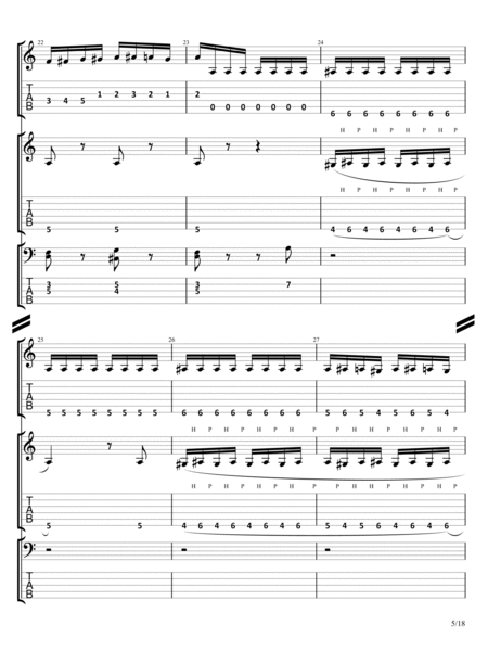 The Tale of Tsar Saltan: "Flight of the Bumblebee" (Arr. for Electric Guitar by Kevin M Buck) image number null