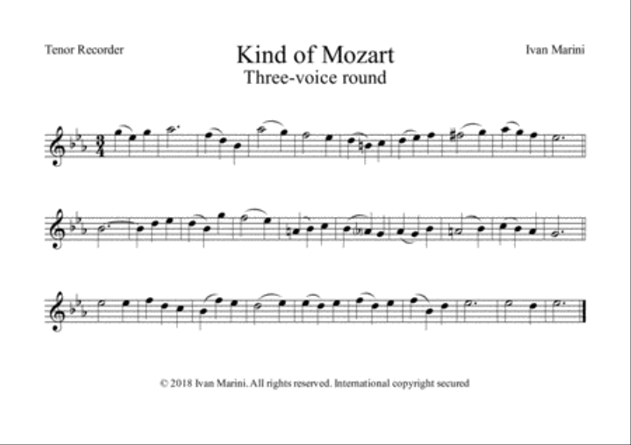 Kind of Mozart - Every combination of Winds image number null