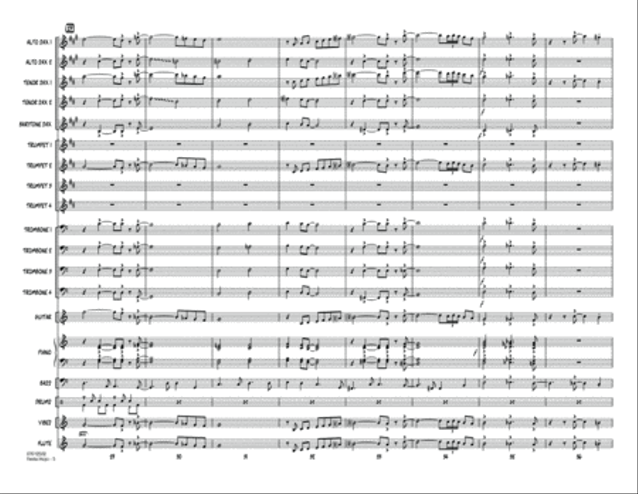 Fiesta Mojo - Conductor Score (Full Score) Jazz Ensemble scores gallery preview page 5