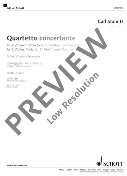 Quartet concertante G Major