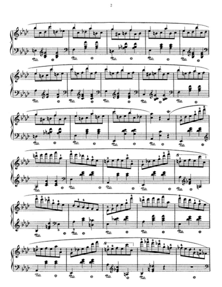 Chopin Waltz Op. 42 in A-flat Major (Ab) "The Two Four Waltz" image number null