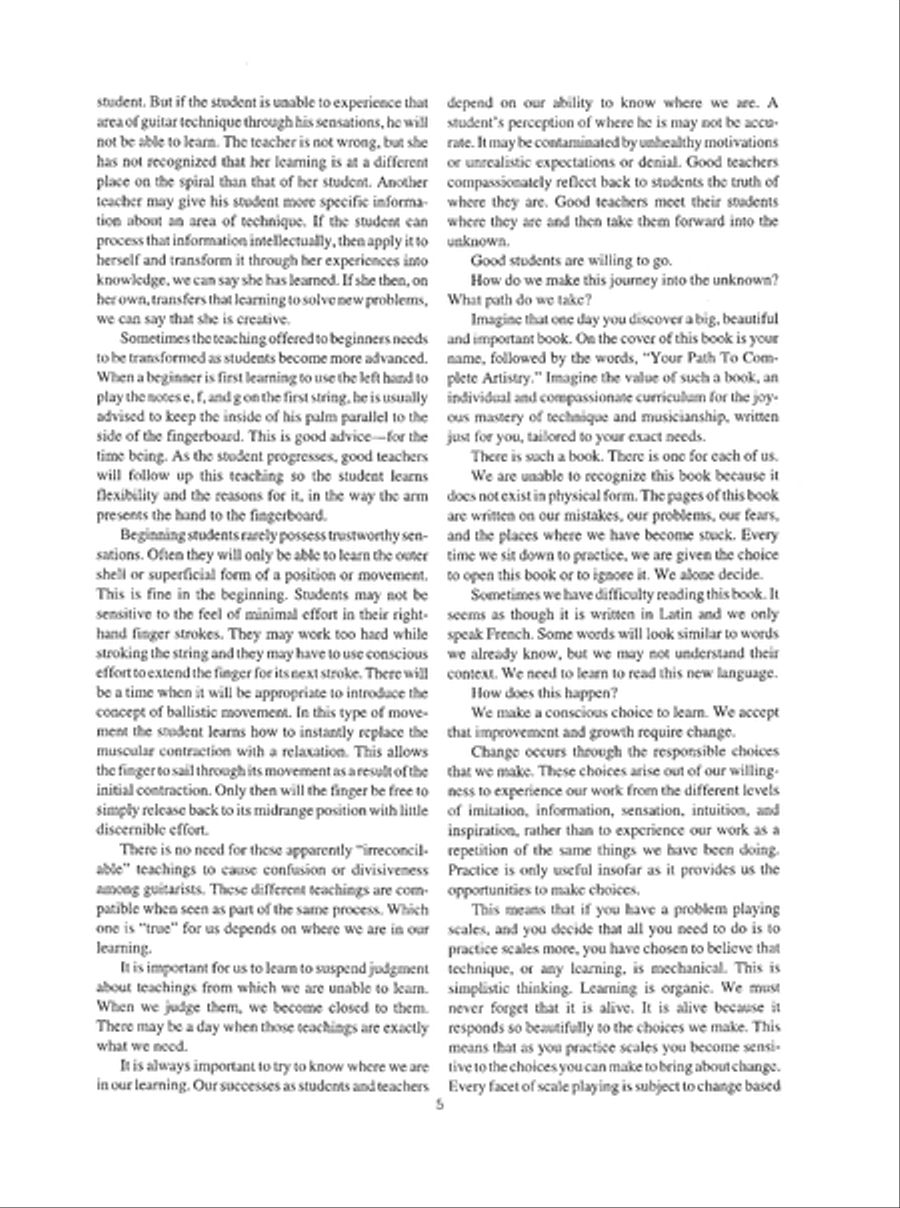 Mastering Guitar Technique: Process and Essence Acoustic Guitar scores gallery preview page 6