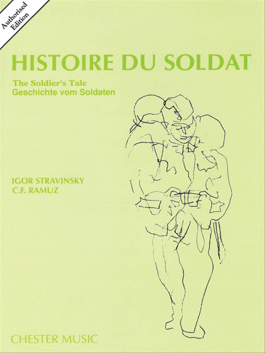 Histoire Du Soldat (The Soldier's Tale) Study Score scores gallery preview page 1