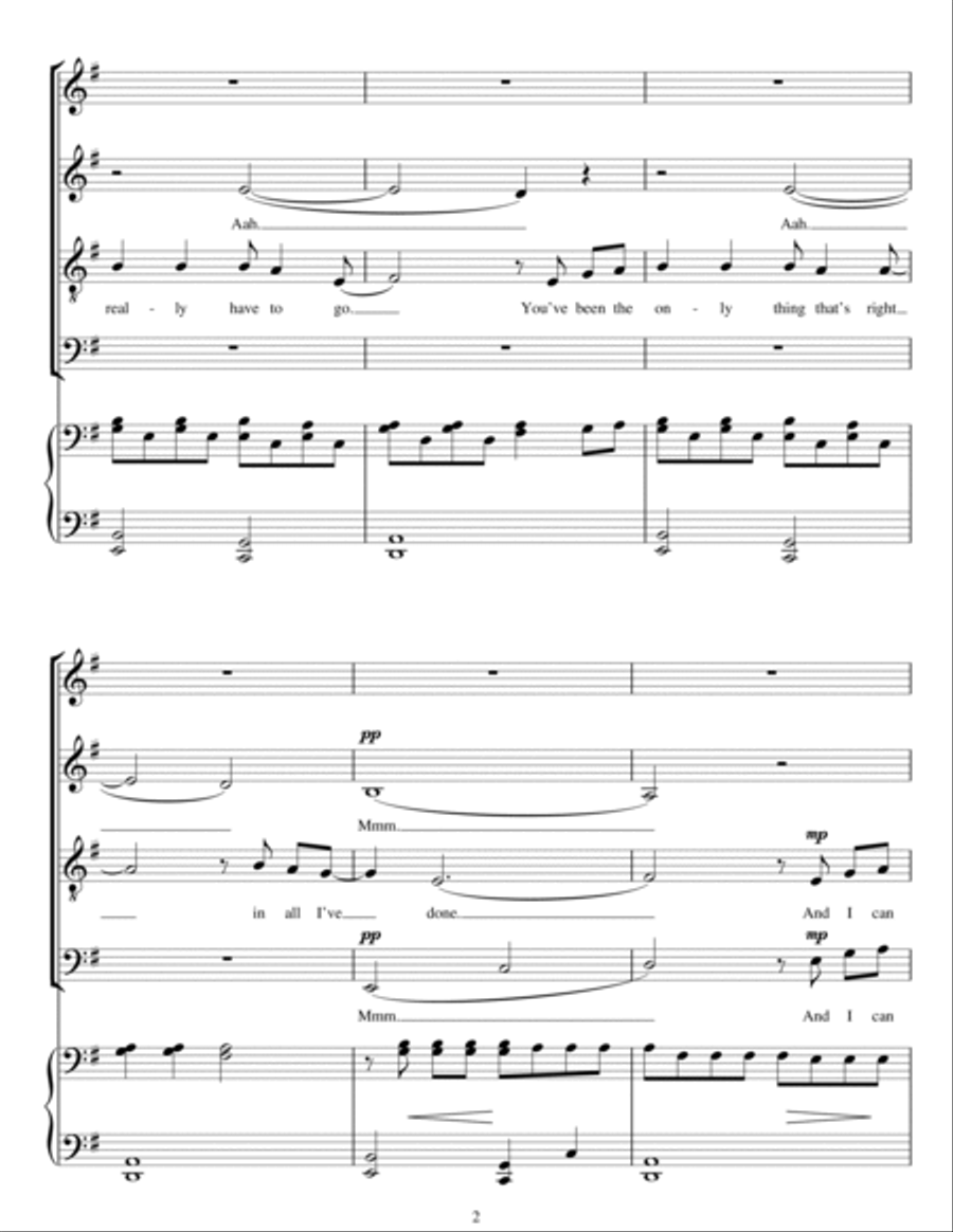 Run (arr. Jeremy Birchall) 4-Part scores gallery preview page 2