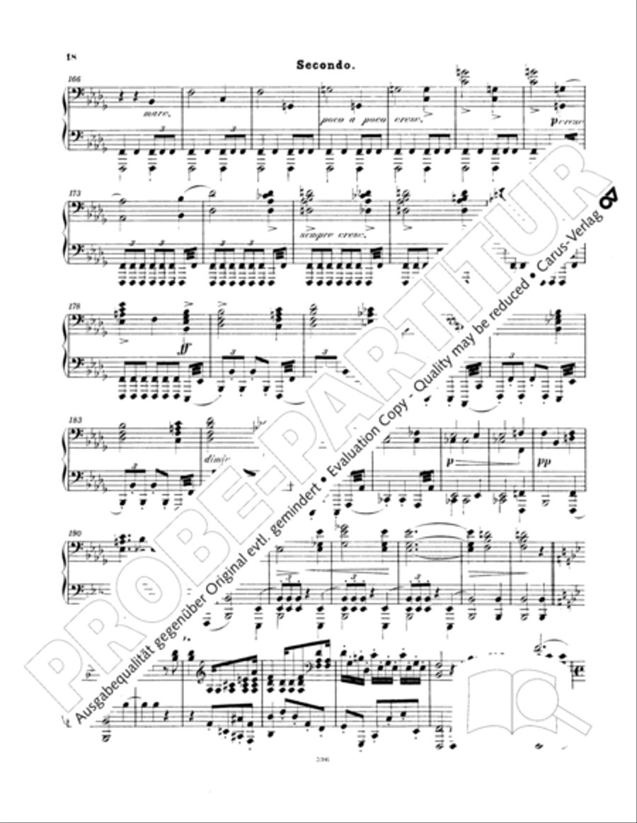Ein Deutsches Requiem (German Requiem) Piano Duet scores gallery preview page 27