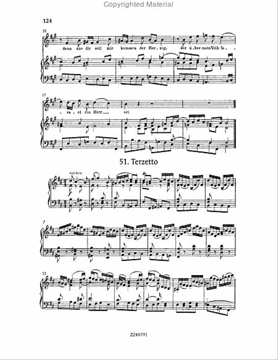 Christmas Oratorio, BWV 248 Choir scores gallery preview page 123