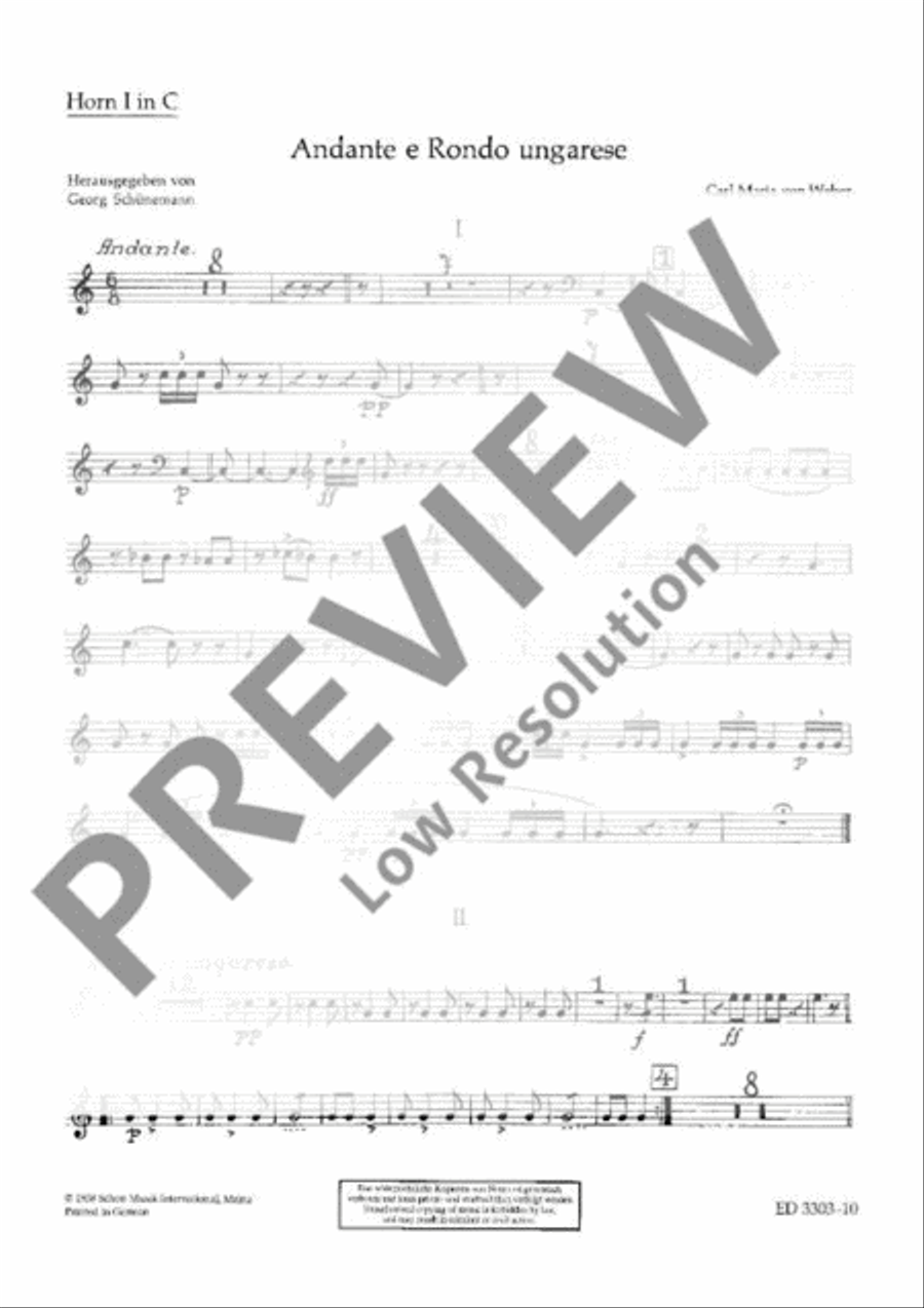 Andante and Rondo ungarese Orchestra scores gallery preview page 15