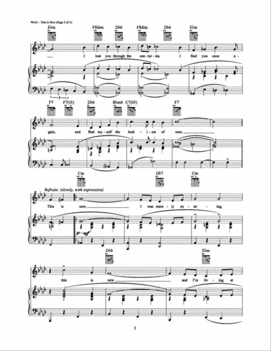 This Is New This Is New Piano, Vocal, Guitar scores gallery preview page 2