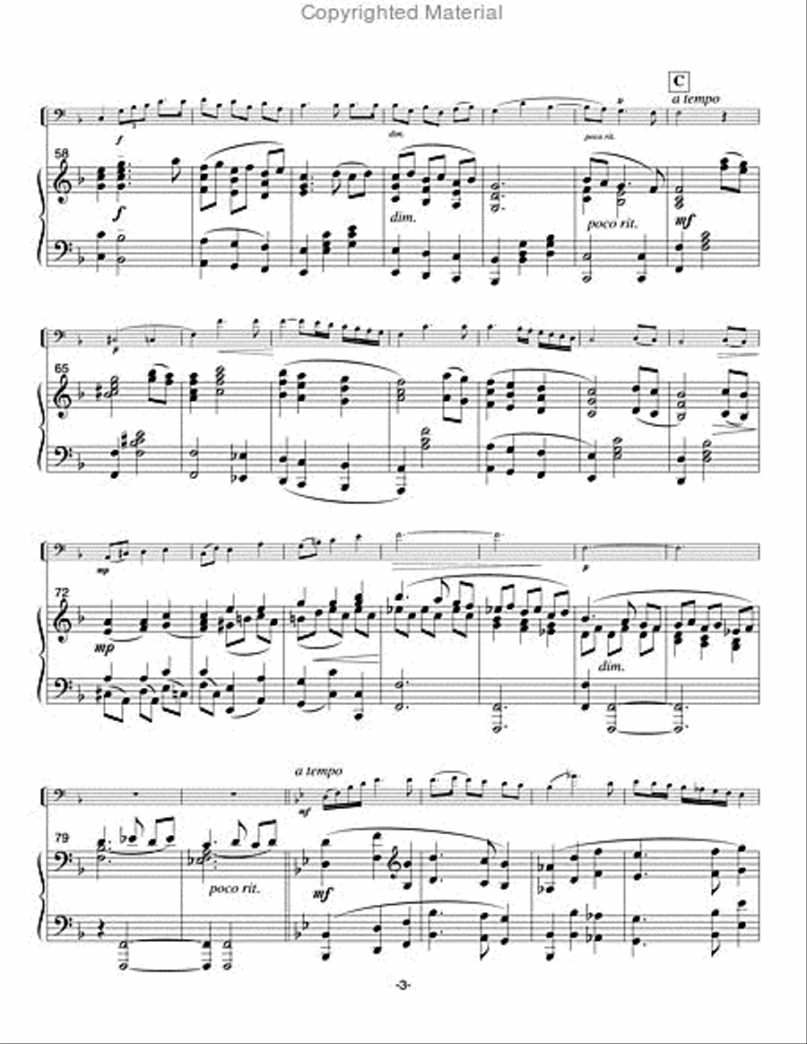 Concerto del Garda Euphonium scores gallery preview page 6