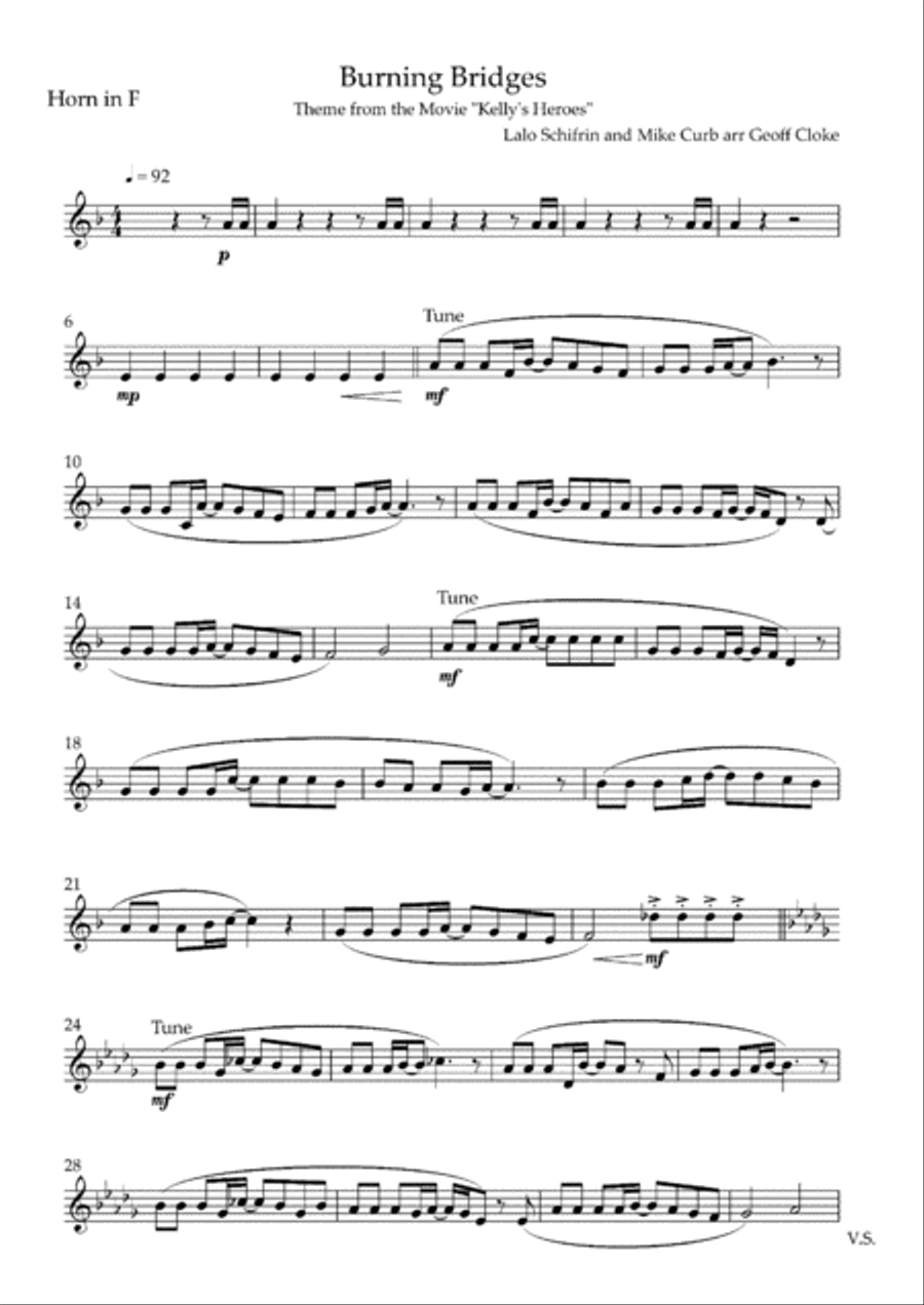 Burning Bridges Brass Ensemble scores gallery preview page 5