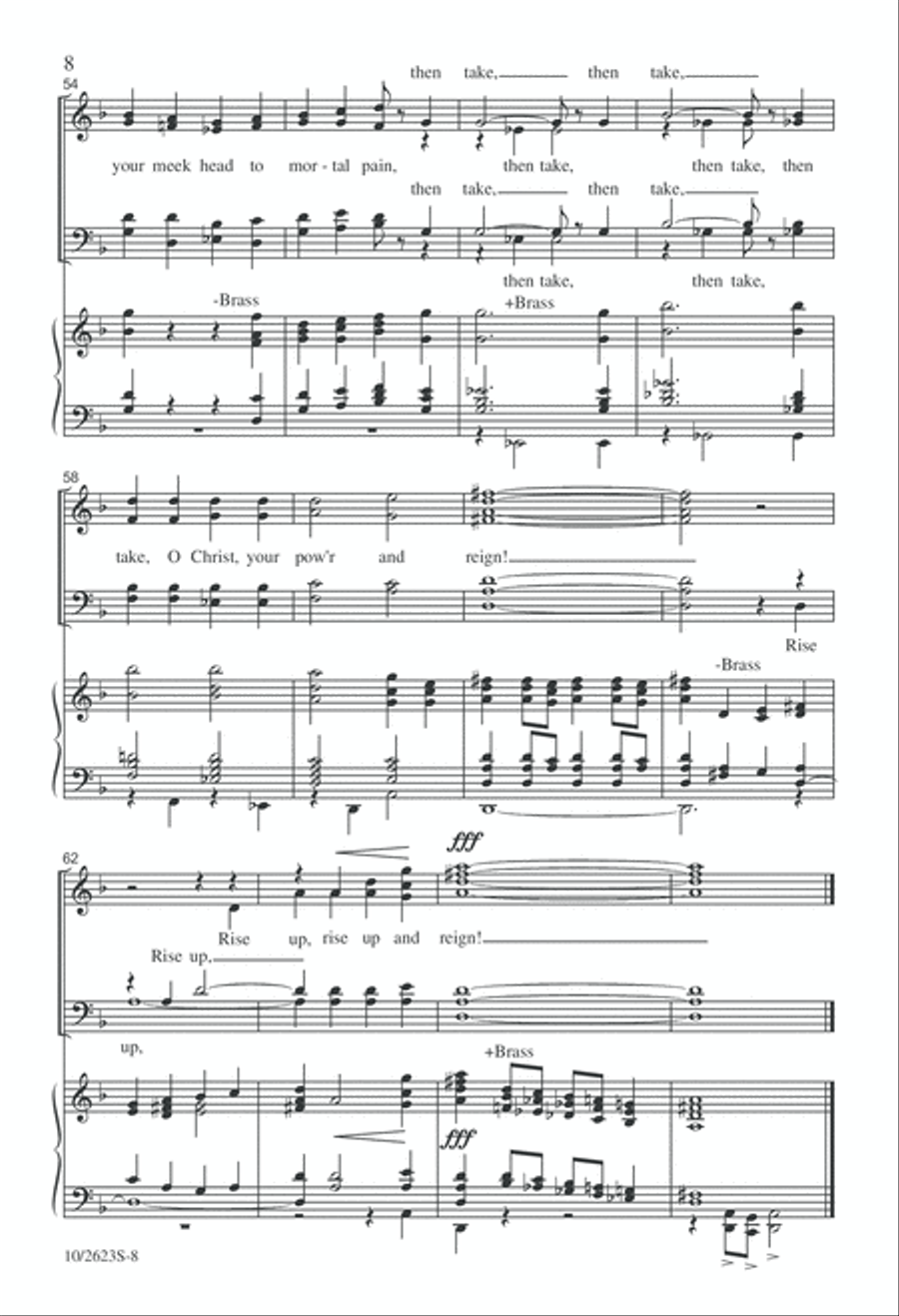 Ride on, Ride on in Majesty 4-Part scores gallery preview page 8