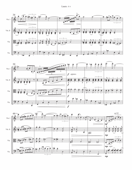 Laura by David Raksin Cello - Digital Sheet Music