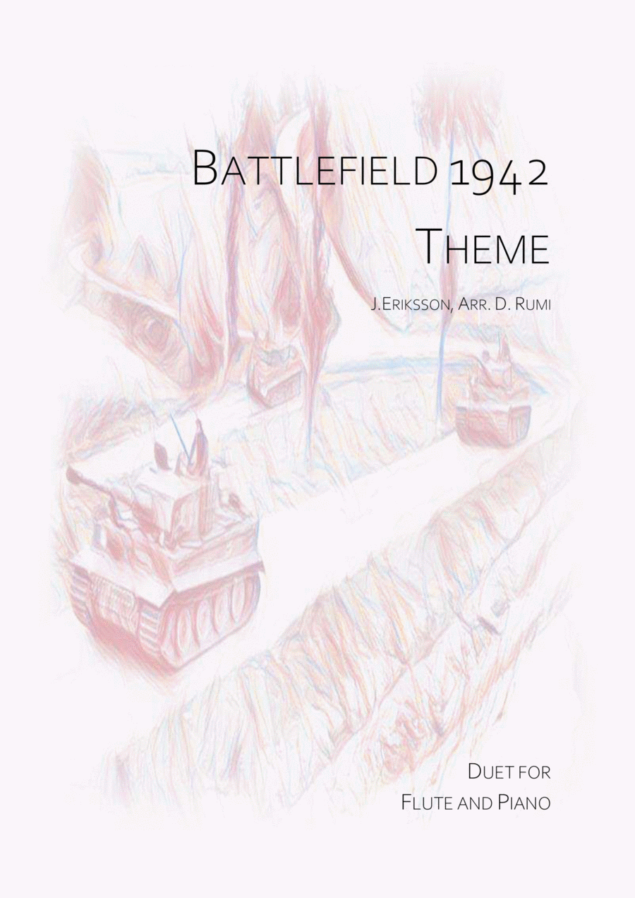 Battlefield 1942 Theme Flute Solo scores gallery preview page 1