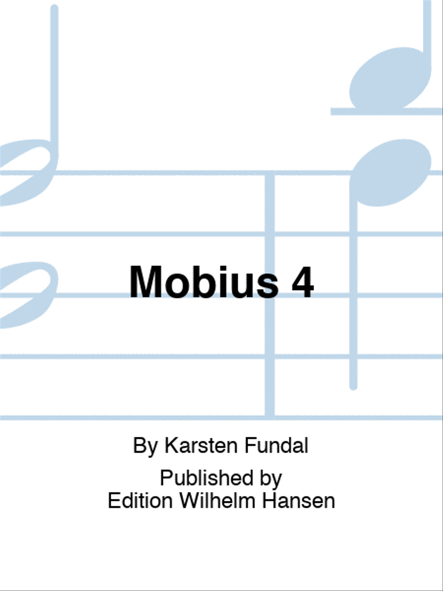 Mobius 4 Saxophone Quartet scores gallery preview page 1