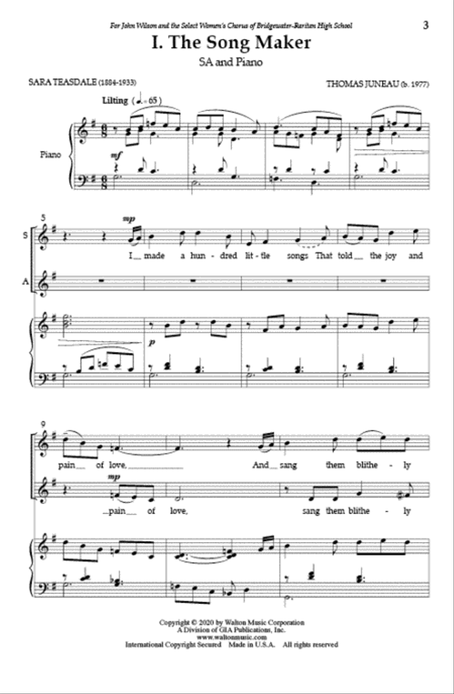 The Song Maker SA scores gallery preview page 2