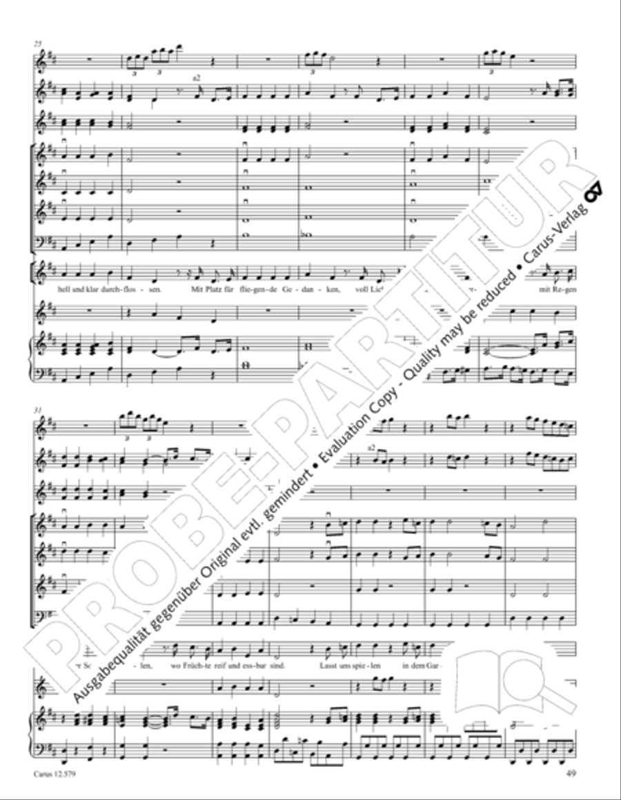 Der Garten des Riesen Der Garten des Riesen Children's Choir scores gallery preview page 54