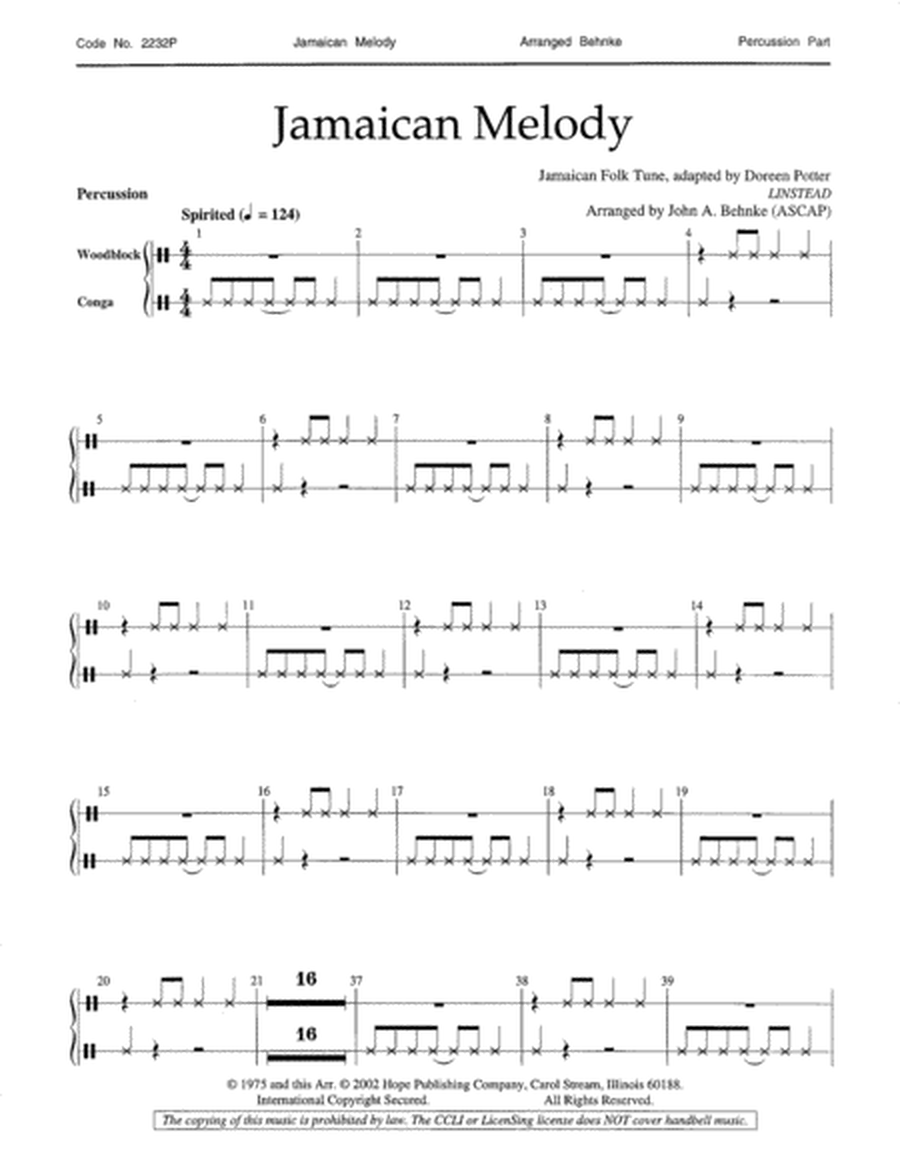Jamaican Melody