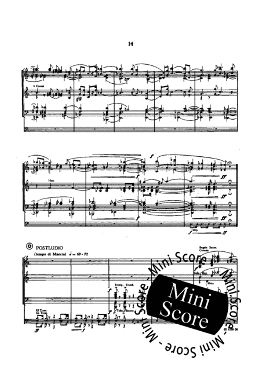 Partita Fanfare Band scores gallery preview page 17
