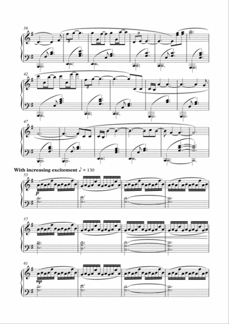 Lechtblǽst - Piano Solo Piano Solo scores gallery preview page 2
