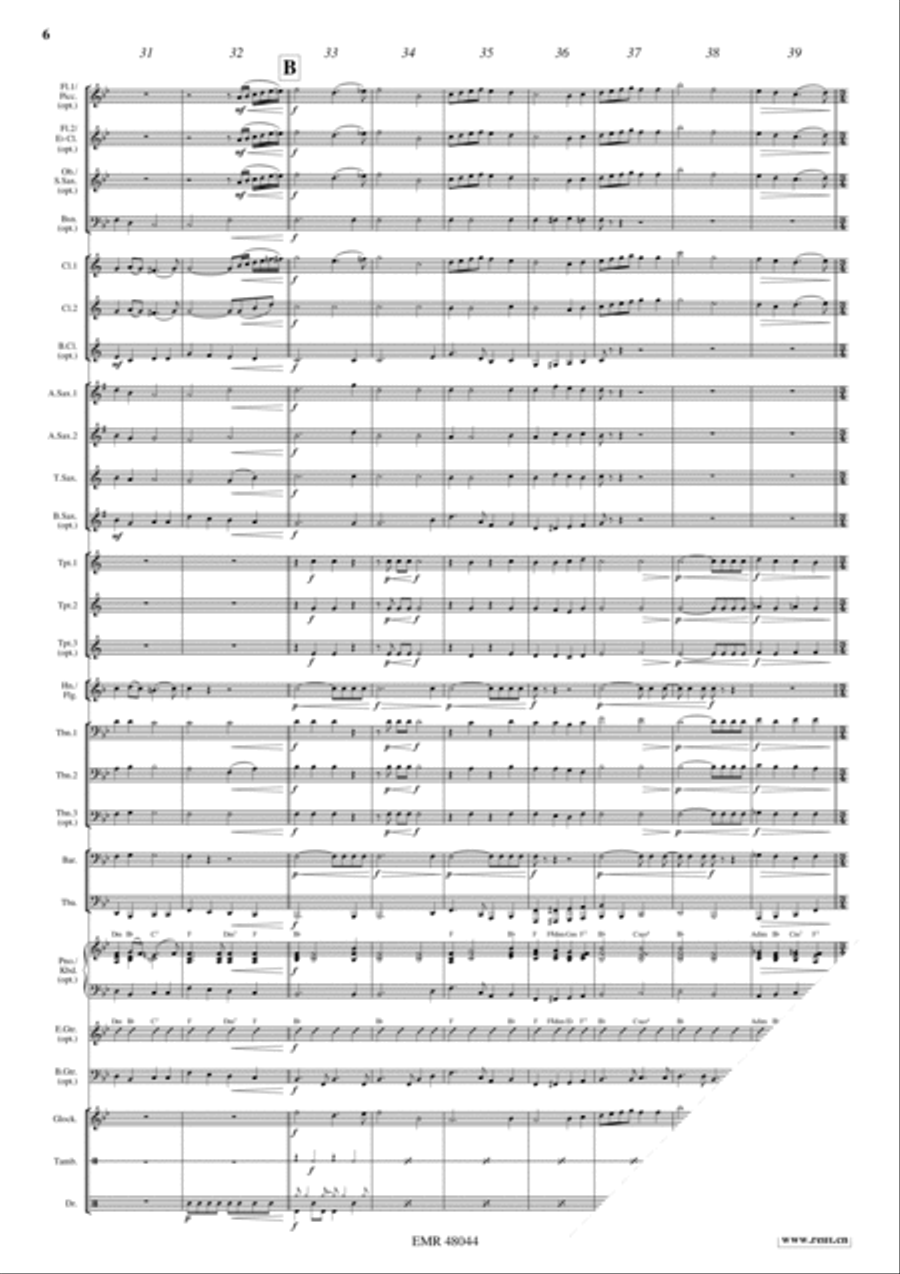 Magic Handel Magic Handel Concert Band scores gallery preview page 6