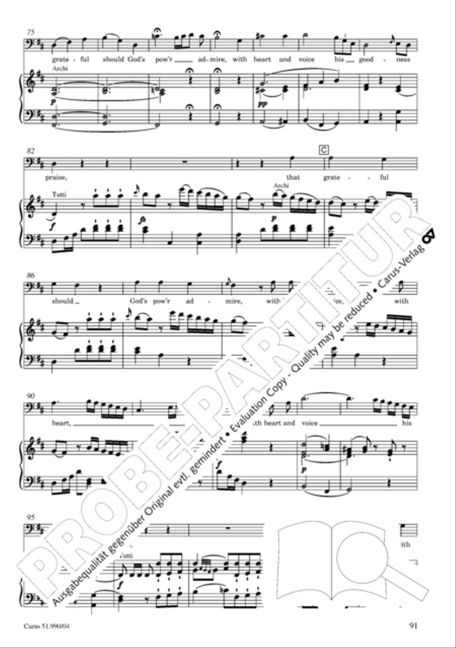The Creation 4-Part scores gallery preview page 92