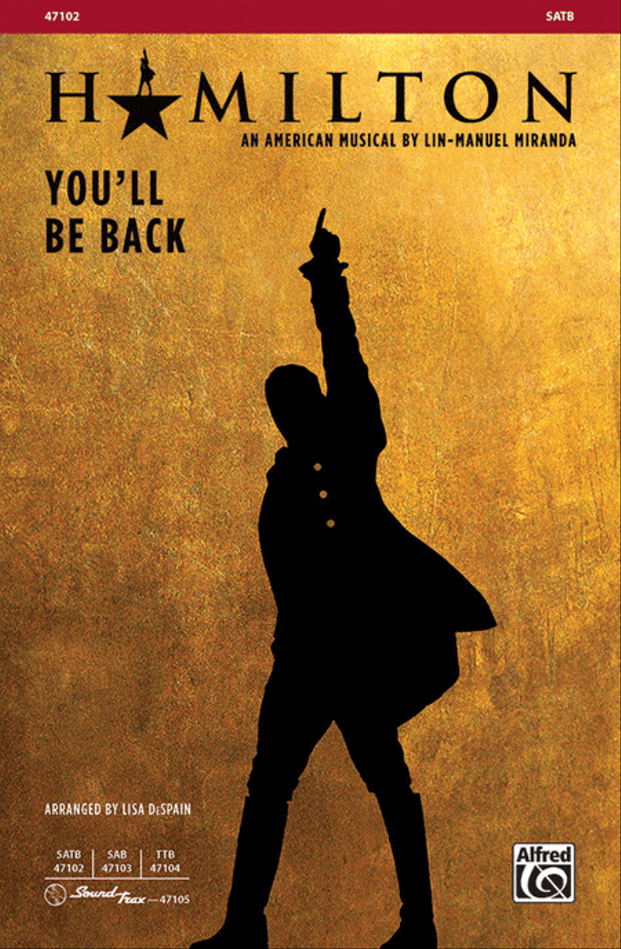 You'll Be Back 4-Part scores gallery preview page 1