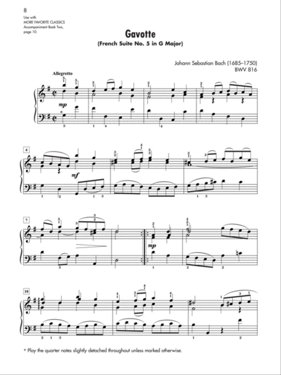 More Favorite Classics -- Solo, Book 2 Piano Solo scores gallery preview page 2