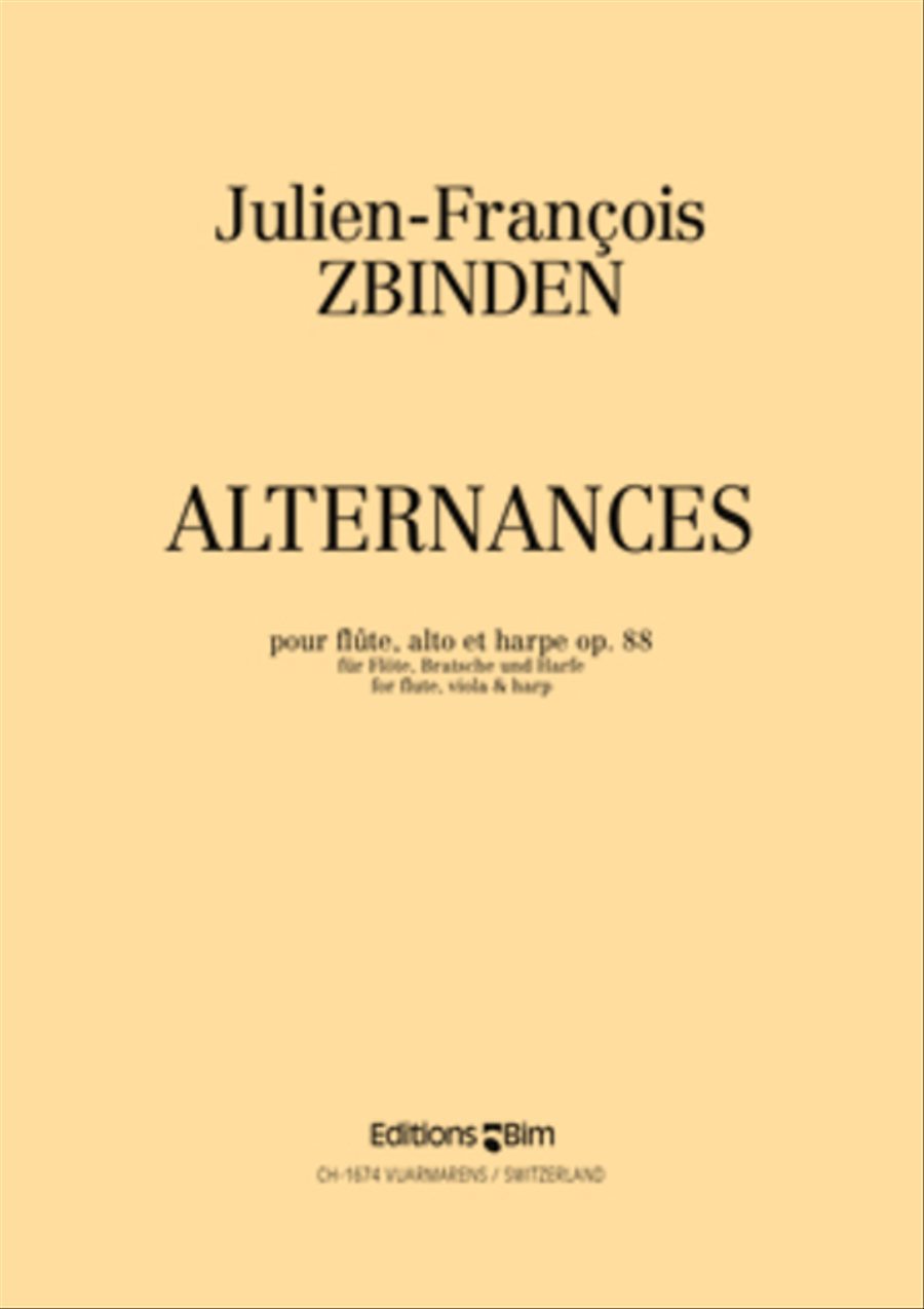 Alternances Flute scores gallery preview page 1