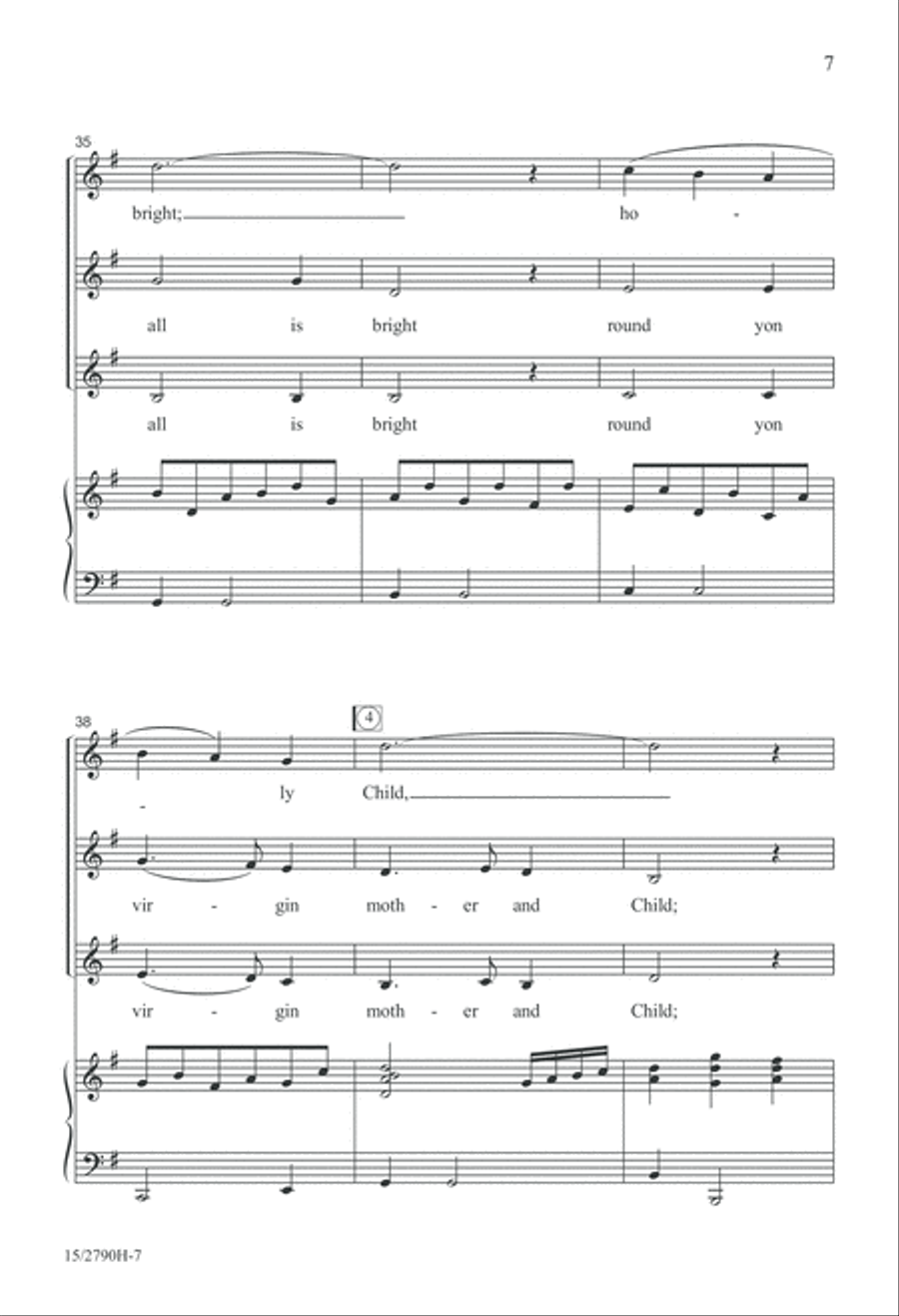 Infant Holy SSA scores gallery preview page 8