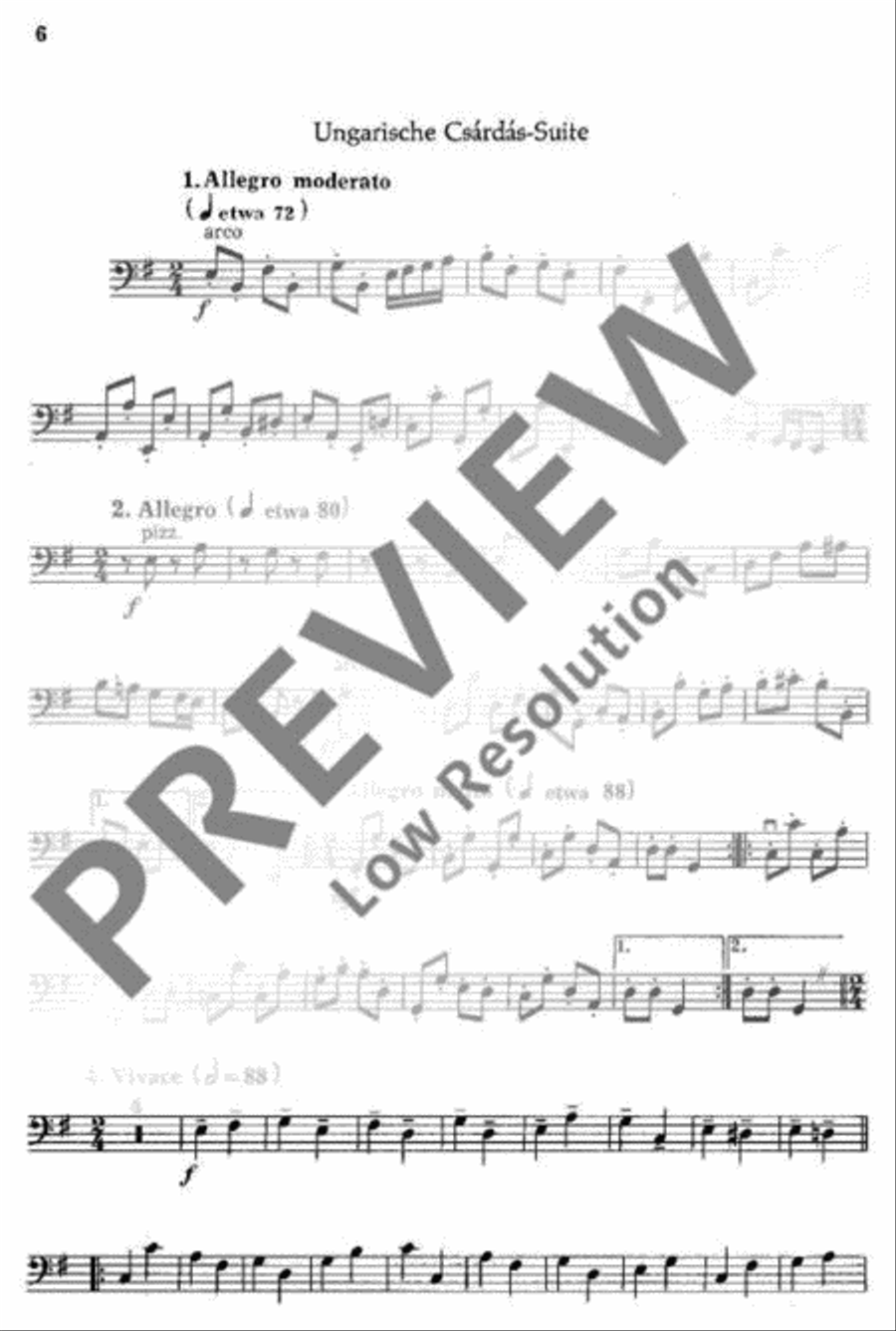 European Dance Double Bass scores gallery preview page 7