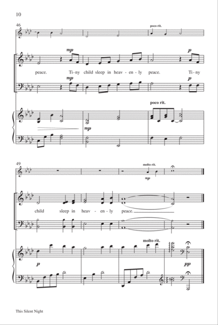 This Silent Night This Silent Night 4-Part scores gallery preview page 11