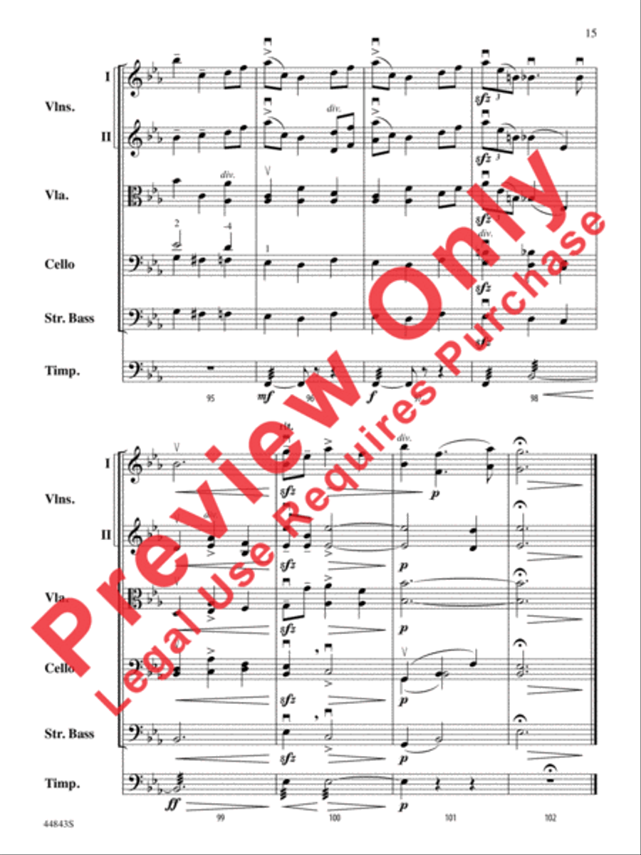 Enigma Variations String Orchestra scores gallery preview page 31