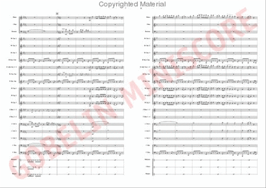 Christmas Calypso Concert Band scores gallery preview page 4